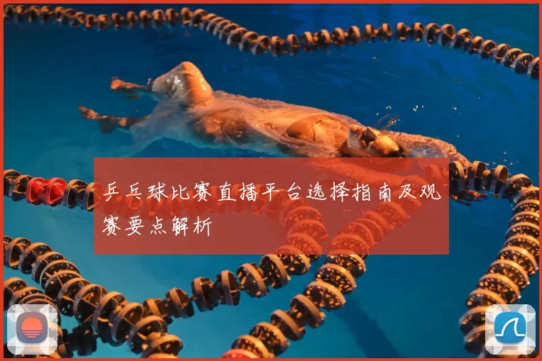 乒乓球比赛直播平台选择指南及观赛要点解析